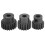 Ensemble de pignons RC 15T 17T 20T 0.8MOD Acier noir 14