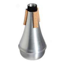 Lightweight Aluminum Trumpet Mute Silencer for Jazz Practice, Compatible with Bb Trumpets, Adjustable Design