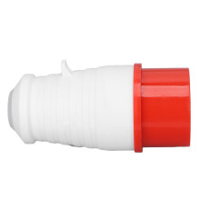 HR-015 16 A 5 pines Rojo/Blanco IP44 Conector CEE 220-380V