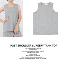 Post Shoulder Surgery Ärmlös skjorta Unisex Post Shoulder Surgery Väst Lätt att bära Borttagning Side