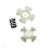 Kit de réparation de bagues blanches pour colonne de direction, pour Toyota Prado 2003, 2004, 2005, 2