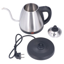 Hervidor de cuello de cisne de acero inoxidable 1.2L 28x20cm