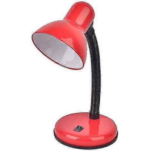 Lampe de table, lampe de bureau, rouge