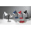 Lampe de table, lampe de bureau, rouge 5