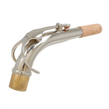 Saxophone Parts Gold Silver Brass Alto Saxophone Bend Neck Compatible with Standard Alto Models