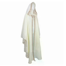 Vintage Heiliger Umhang für Frauen Königin Kapuze Capes Königliche Prinzessin Cosplay Mantel