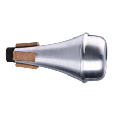 Practice Trumpet Muffler Mute Silver for Brass Instruments, Lightweight, Durable, Compatible with Bb Trumpets