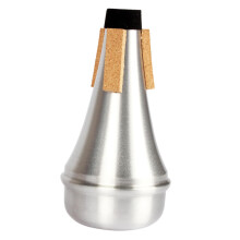 Trumpet Mute Dampener 2pcs Silver Aluminum Noise Reducer for Quiet Practice Compatible with Standard Trumpets