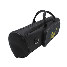Trumpet Carrying Bag Waterproof Padded Gig Bag with Adjustable Shoulder Straps for Bb Trumpet and Accessories