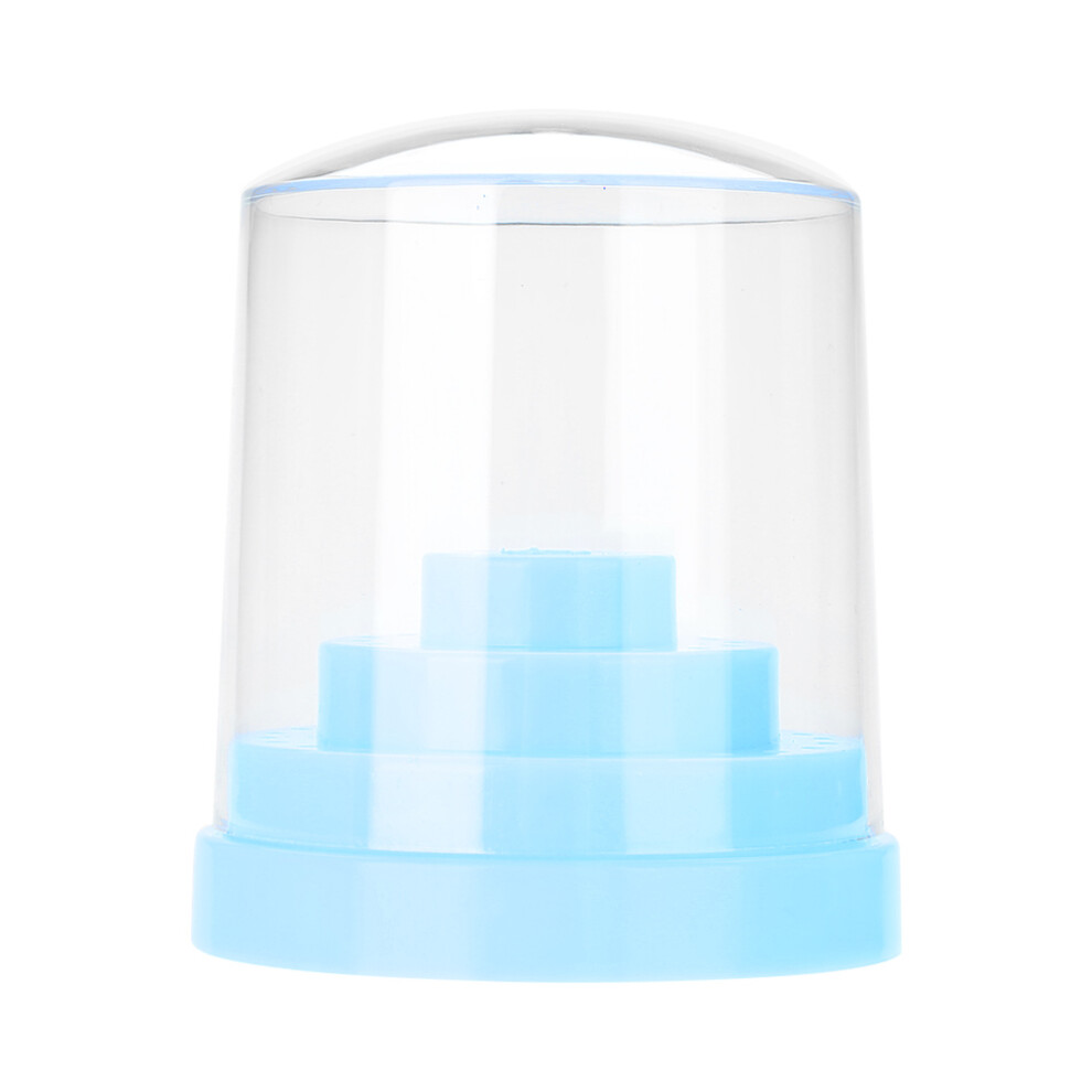 48 Holes Nail Art Plastic Nail Drill Stand Holder 9387669086677