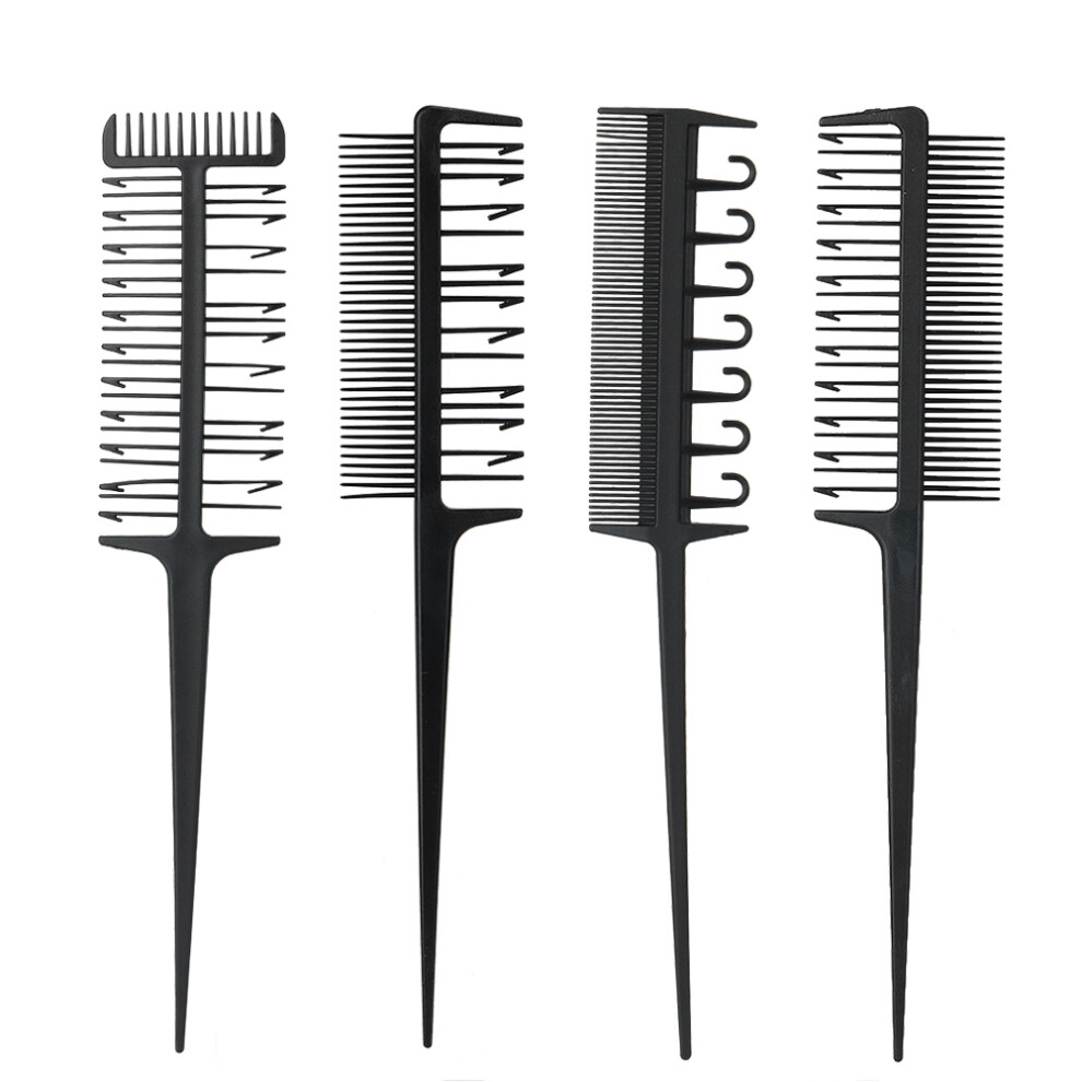 Professional Hairdresser Comb Set Hair Coloring