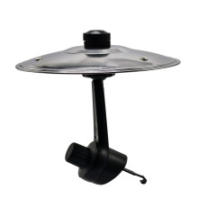 Car Cymbal Air Vent Mini Drum Crash Cymbal - Silver, Compact Size, Compatible with Most Car Vents, Durable Material