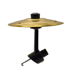 Car Drum Cymbal Air Vent - Mini Clip-On Dashboard Musical Decor, 360 Rotating Premium Metal Drum, Golden Color