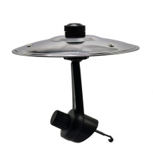 Car Cymbal Air Vent Mini Drum - Silver Dashboard Crash Cymbal for Car Air Vents, Compact Drum Accessory for Vehicles