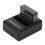AHDBT401 Batterie 1600 mAh Chargeur double 3,8 V USB 15