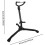 Foldable Saxophone Stand Support for Alto Tenor Sax, Portable Tripod with Triangle Base, Adjustable Holder Rack 2
