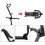 Foldable Saxophone Stand Support for Alto Tenor Sax, Portable Tripod with Triangle Base, Adjustable Holder Rack 5