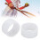 Anello in silicone per racchetta 5 g/0,2 oz trasparente 2 pezzi 13