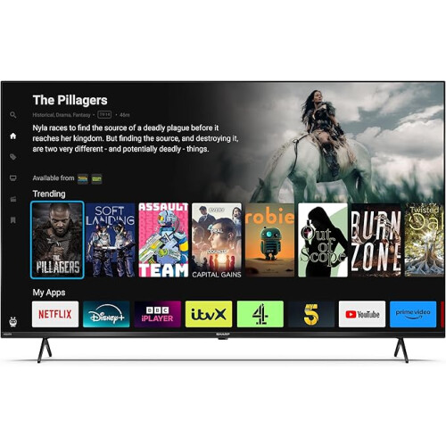 Sharp Sharp 50 inch 4K UHD Smart TV, Frameless LED, TiVo Smart Platform 1