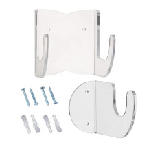 Guitar Wall Hook Hanger Set for Acoustic and Electric Guitars, Transparent Space Saving Storage Stand for Home Office