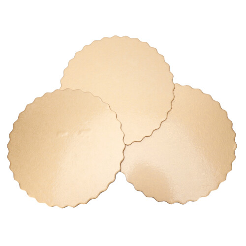 10PCS Double Sided Pattern Round Cake Boards 2