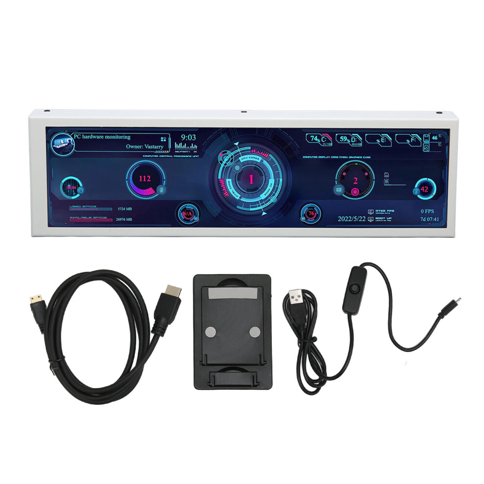 Computer Temp Monitor 8.8 Inch Ips Theme Editor 9387669090063