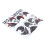 4pcs Kitchen Wall Stickers, 60x30cm Chicken Shape PVC Decor Set 10