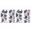 4pcs Kitchen Wall Stickers, 60x30cm Chicken Shape PVC Decor Set 15