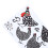 4pcs Kitchen Wall Stickers, 60x30cm Chicken Shape PVC Decor Set 12