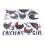 4pcs Kitchen Wall Stickers, 60x30cm Chicken Shape PVC Decor Set 9