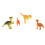 24 Pack Dinosaur Figurines - Realistic Plastic Dinosaur Playset for Kids 9