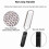 Stainless Steel Foot Callus Remover Pedicure Tool, Black, Adjustable Handle 6