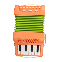 Music Enlightenment Toy Accordion for Boys and Girls - Hand-Pull Early Learning Instrument in Colorful Design