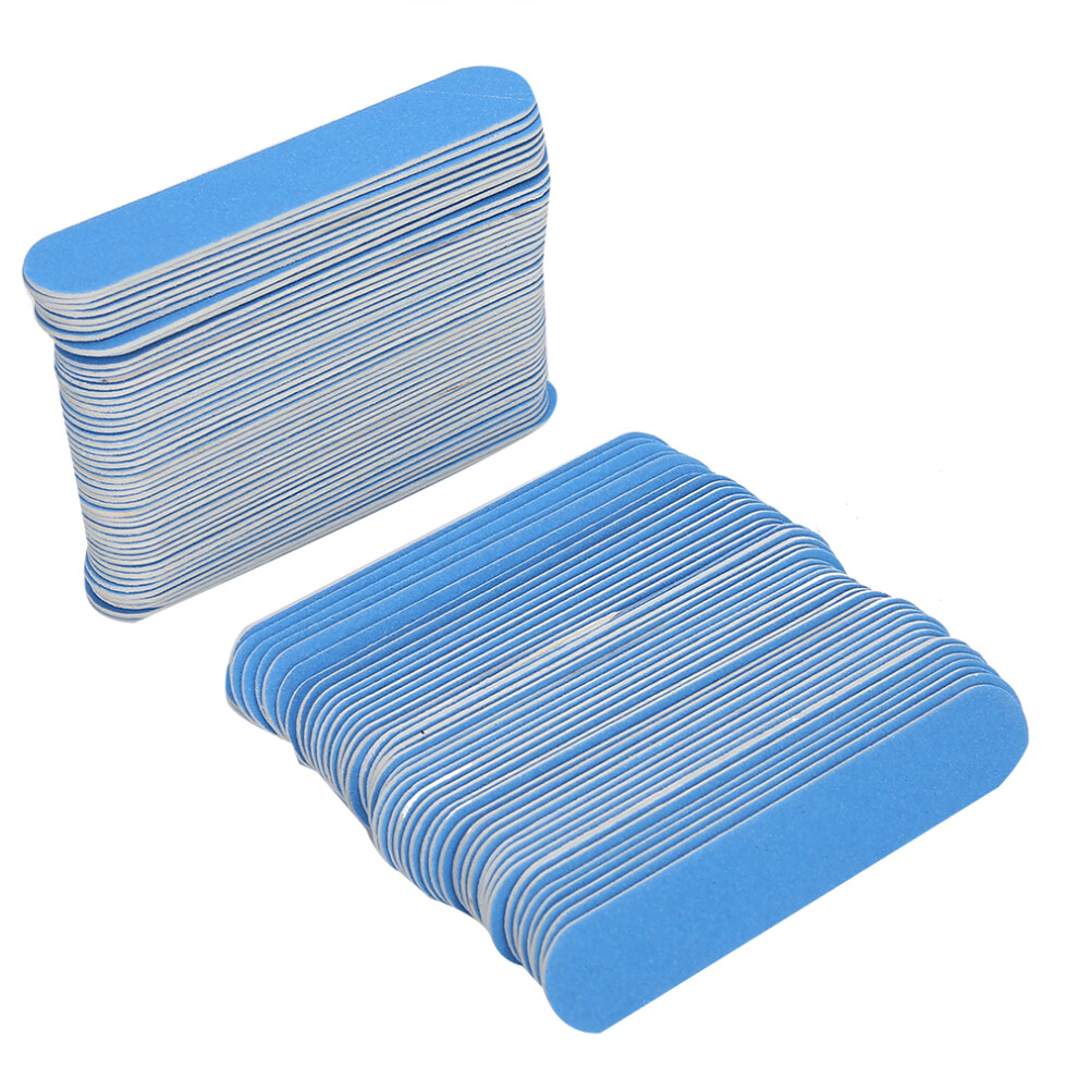 100pcs Nail File Double Sided Nail Buffer Sanding