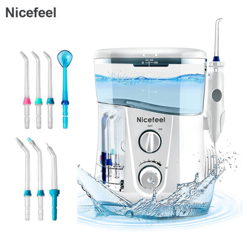 Nicefeel 1000ml Elektrische Munddusche Zähne, Munddusche 1