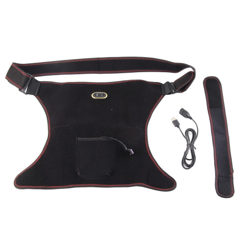 Heating Hip Wrap Brace 3 Vibration Modes, Adjustable, 39x32cm 1