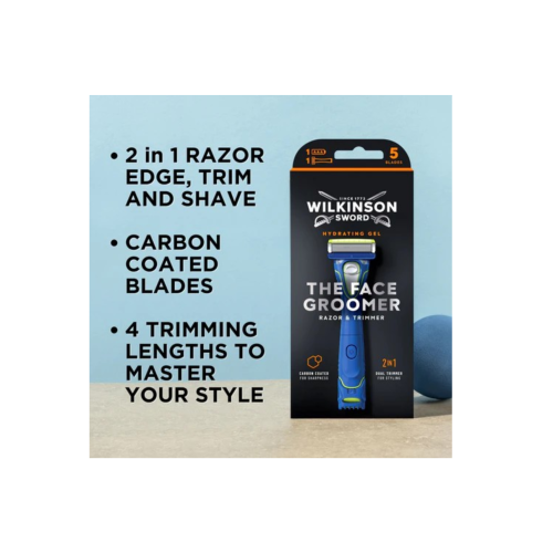 Wilkinson Sword Wilkinson Sword The Face Groomer Mens Razor & Trimmer 1