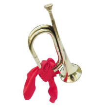 Trumpet for Boys and Girls Beginner Bugle Horn 1/2 Size Brass Instrument for Teens Music Practice