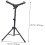 Adjustable Silent Drum Stand for Practice Pad and Black Snare Drum Kits, Height Adjustable, Sturdy Metal Construction 4