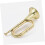 Classic Bugle Trumpet for Bands - Beginner-Friendly Brass Design with Comfortable Grip for Stage Performances 2