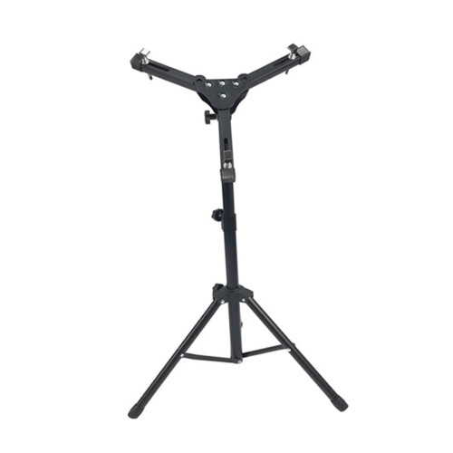 Adjustable Silent Drum Stand for Practice Pad and Black Snare Drum Kits, Height Adjustable, Sturdy Metal Construction