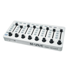 MIDI Controller MIDI Mixer USB Foot Controller with 43 Buttons 8 Knobs 8 Push Buttons BT Connection Type-C Power Supply