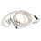 184 Core Câble MMCX plaqué argent 120 cm Noir 13