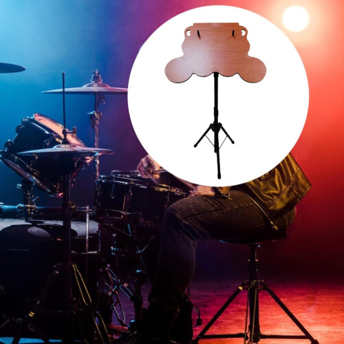 Drum Stand Kit Adjustable Triangle Bracket Double Braced Tripods for Roll Up Electronic Drum Set and Kids Drum Set 2