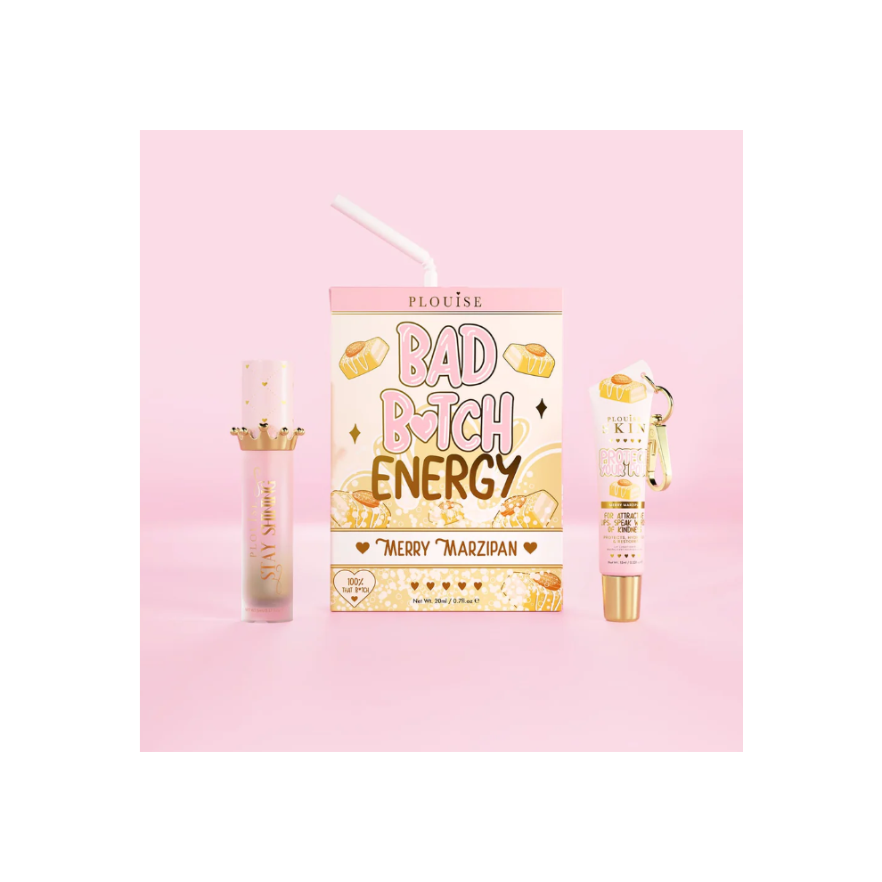 P Louise Bad B*Tch Energy Lip Duo Merry Marzipan - Xmas Scent 2025