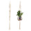Cotton Rhombus Rope Pattern Plant Hanger with 12 11