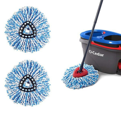 TV-Halterung CDQ, 2er-Pack Ersatzköpfe, kompatibel mit O-Cedar EasyWring RinseClean Spin