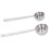 2Pcs 304 Stainless Steel Measuring Spoon with Long 7