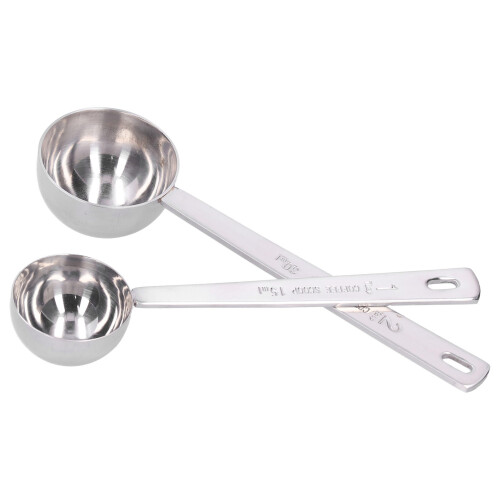 2Pcs 304 Stainless Steel Measuring Spoon with Long