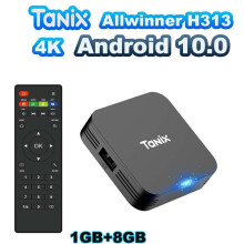 TV-Empfänger Tanix Tx1 Android 10.0 Allwinner H313 Quad Core 4K Hdr Mini-Spiel-TV-Stick 2.4G